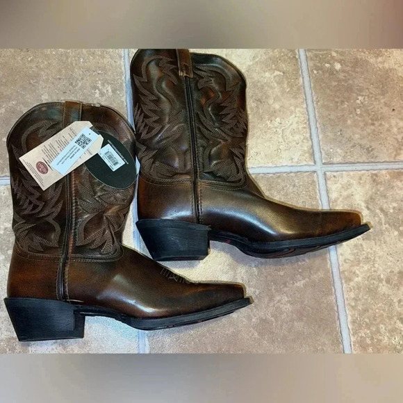 NWT LAREDO MEN'S LAWTON WESTERN BOOTS SHOES SQUARE TOE 68444 Size 11.5D - Picture 1 of 9